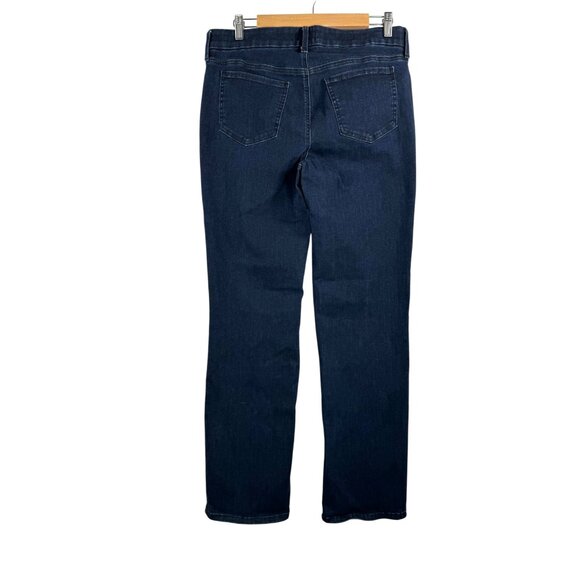 NYDJ Waist Match Marilyn Straight Jeans 90s stretchy tummy tuck‎ sz M - Picture 4 of 11